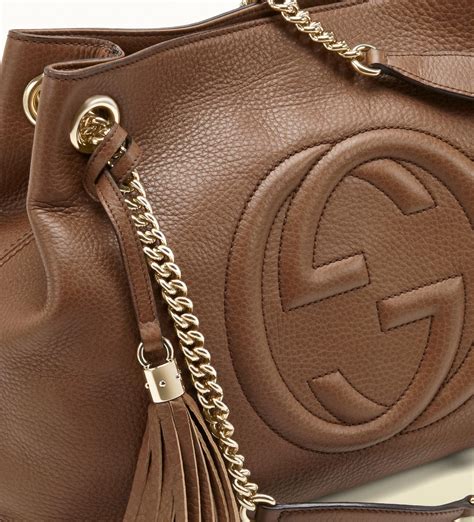 gucci brown and black bag|gucci shoulder tote bag.